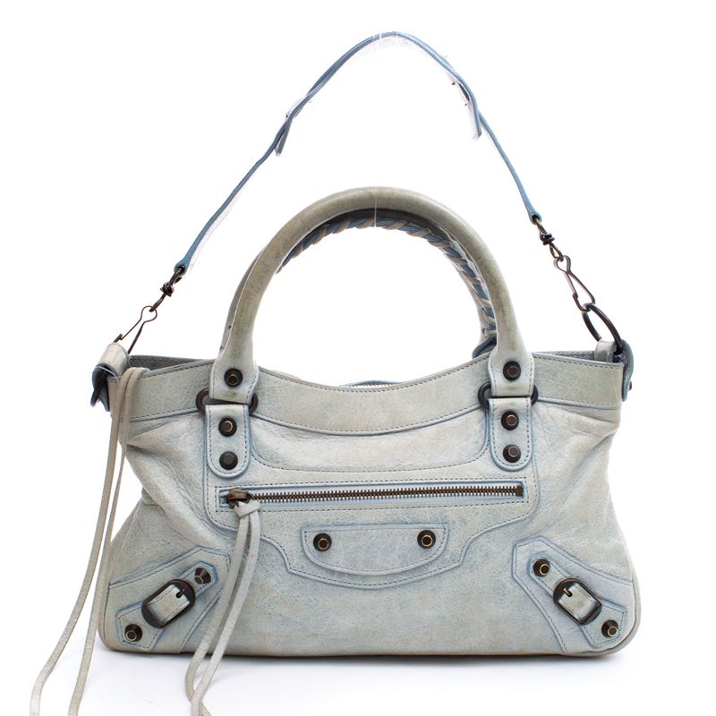 Bolsa-Balenciaga-Classic-City-Azul-Pequena