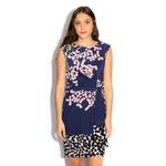 Vestido-Diane-von-Furstenberg-Seda-Azul-Marinho-Estampado