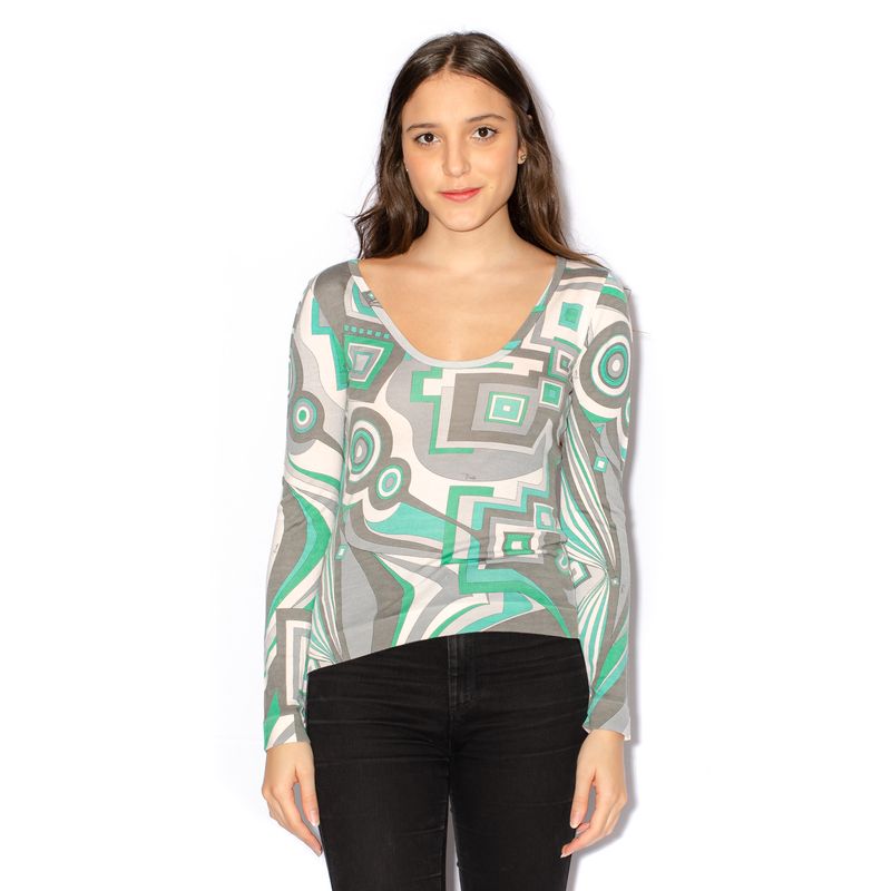 Blusa-Emilio-Pucci-Estampa-Verde-e-Cinza