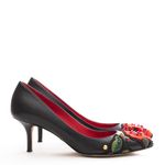 Scarpin-Dolce---Gabbana-Couro-Preto-e-Aplicacoes