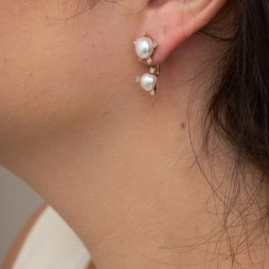 Brinco H.Stern Ouro Nobre Perola e Brilhantes