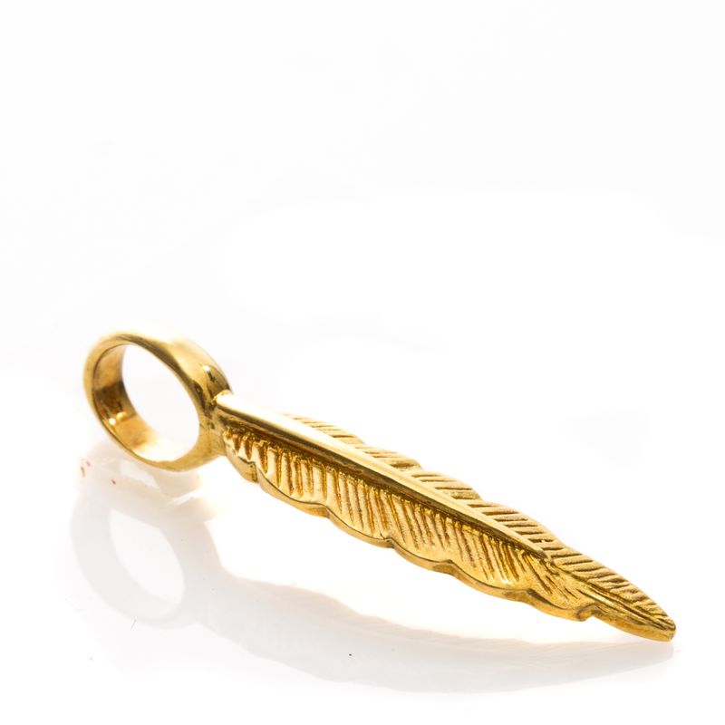 Pingente-Vivara-Pena-Ouro-Amarelo