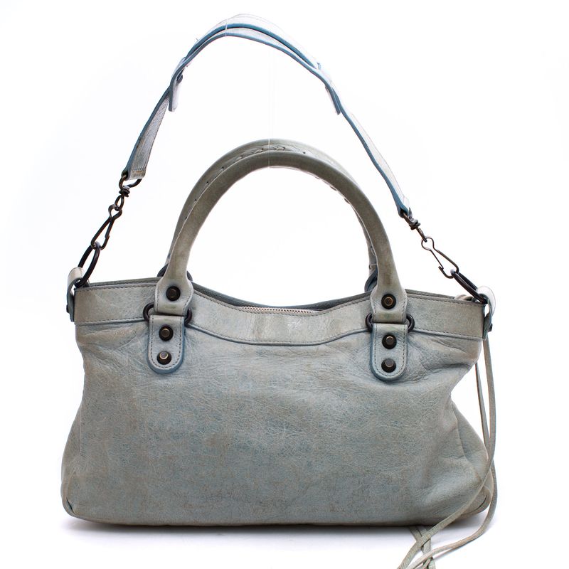 Bolsa-Balenciaga-Classic-City-Azul-Pequena