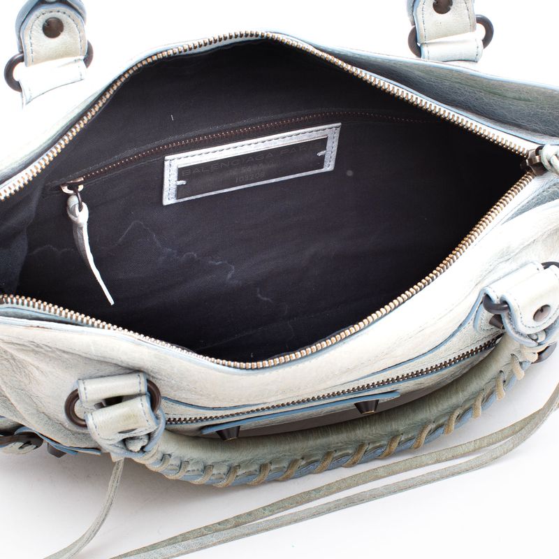 Bolsa-Balenciaga-Classic-City-Azul-Pequena