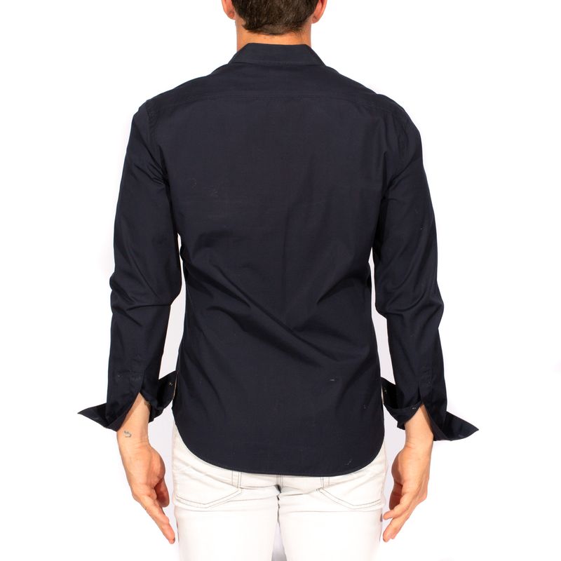 62900-Camisa-Social-Burberry-Brit-Azul-Marinho