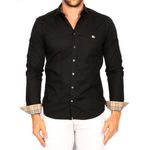 Camisa Social Burberry Brit Preta | Brechó de luxo - Prettynew