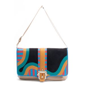 Bolsa Paula Cademartori Bege e Colorida