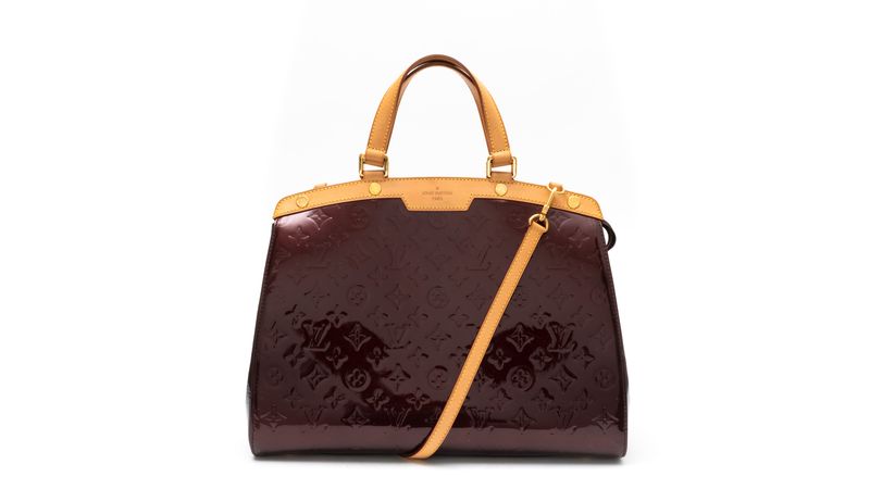 Bolsa Louis Vuitton Original Brea MM Vernis Feminino