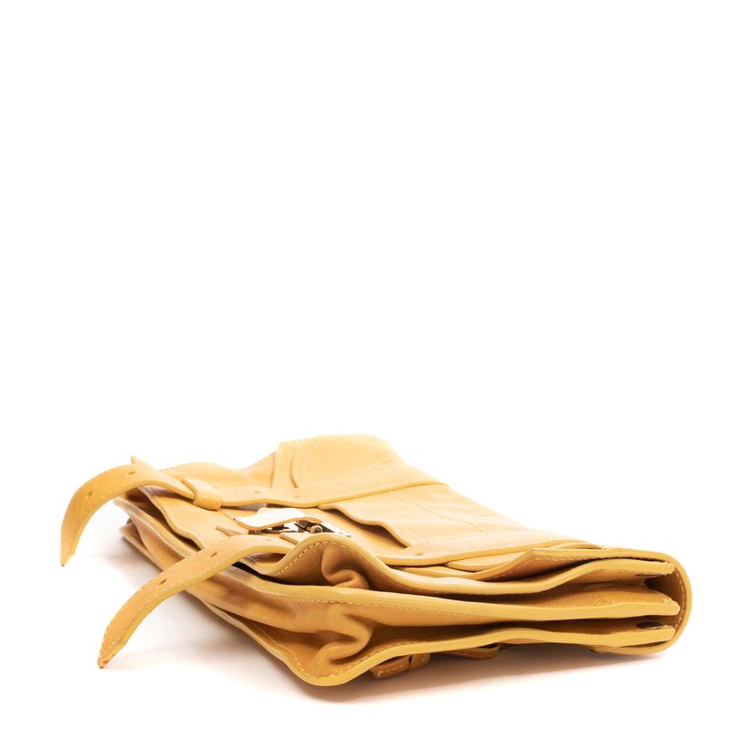 Clutch-Proenza-Schouler-Couro-Amarelo