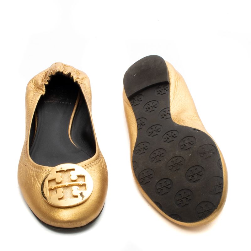 Sapatilha-Tory-Burch-Couro-Dourado