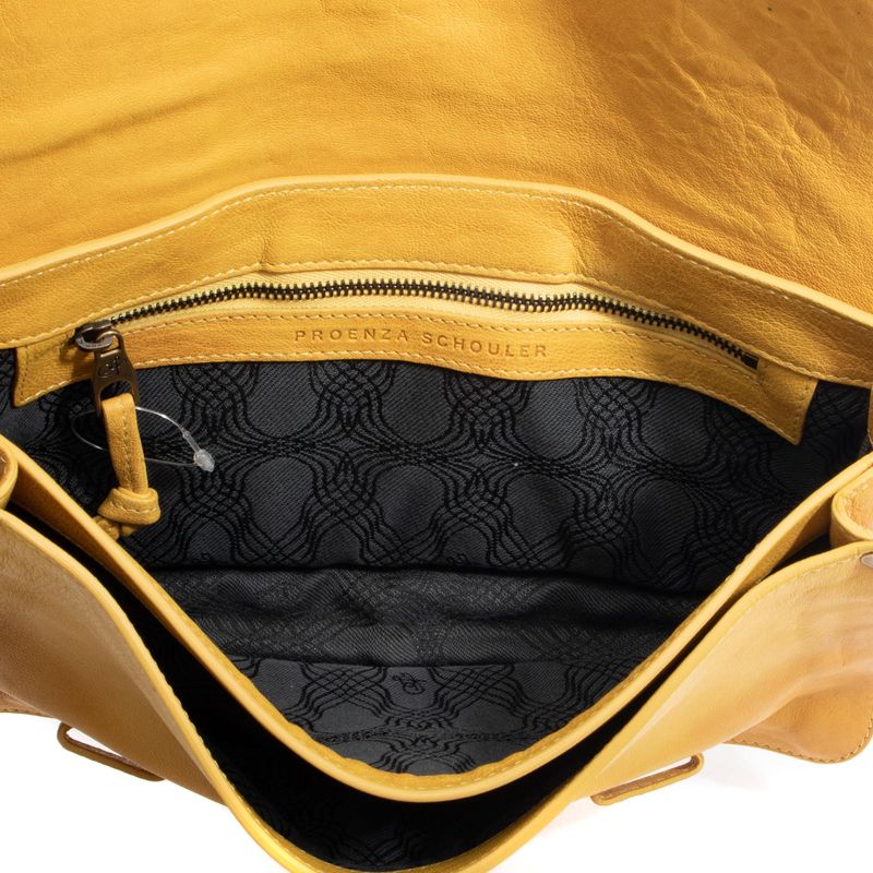 Clutch-Proenza-Schouler-Couro-Amarelo