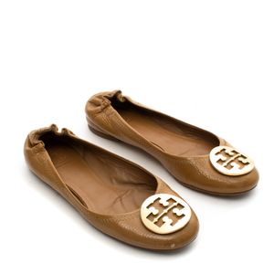 Sapatilha Tory Burch Verniz Caramelo