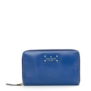 Carteira de Viagem Kate Spade Couro Azul