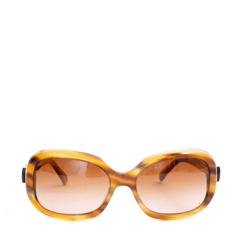 Oculos-Chanel-Marmorizado-Dourado