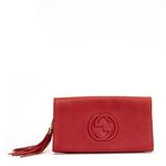 Clutch-Gucci-Soho-Couro-Vermelho