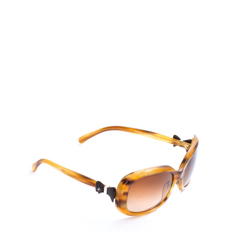 Oculos-Chanel-Marmorizado-Dourado