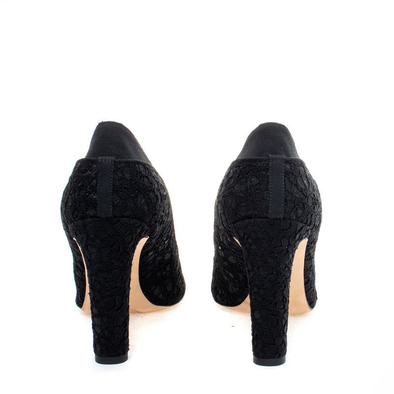 Scarpin-Chanel-Renda-Preta