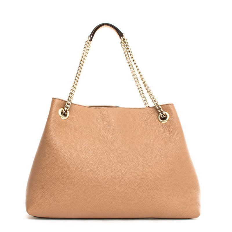 Bolsa-Gucci-Soho-Chain-Tote-Nude