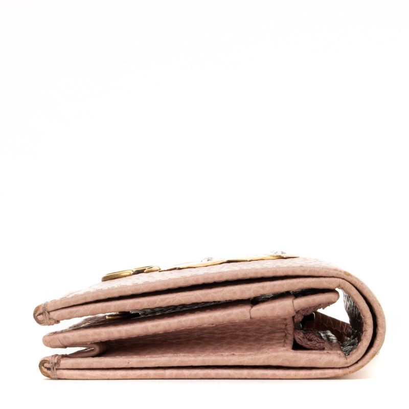 Carteira-Gucci-Couro-Rosa