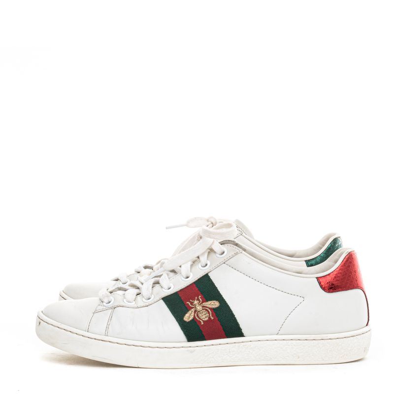 Tenis-Gucci-Couro-Branco