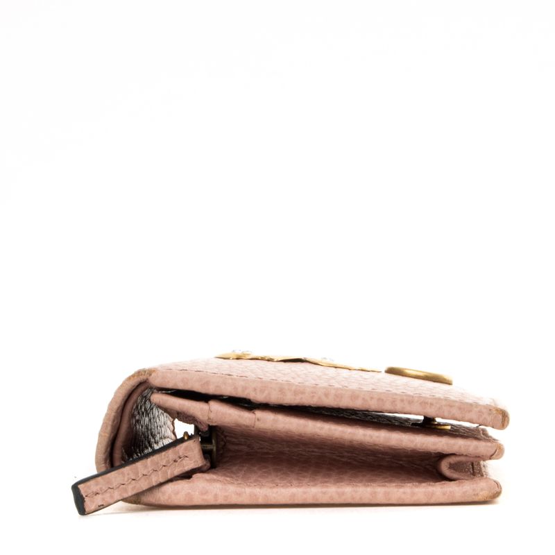 Carteira-Gucci-Couro-Rosa