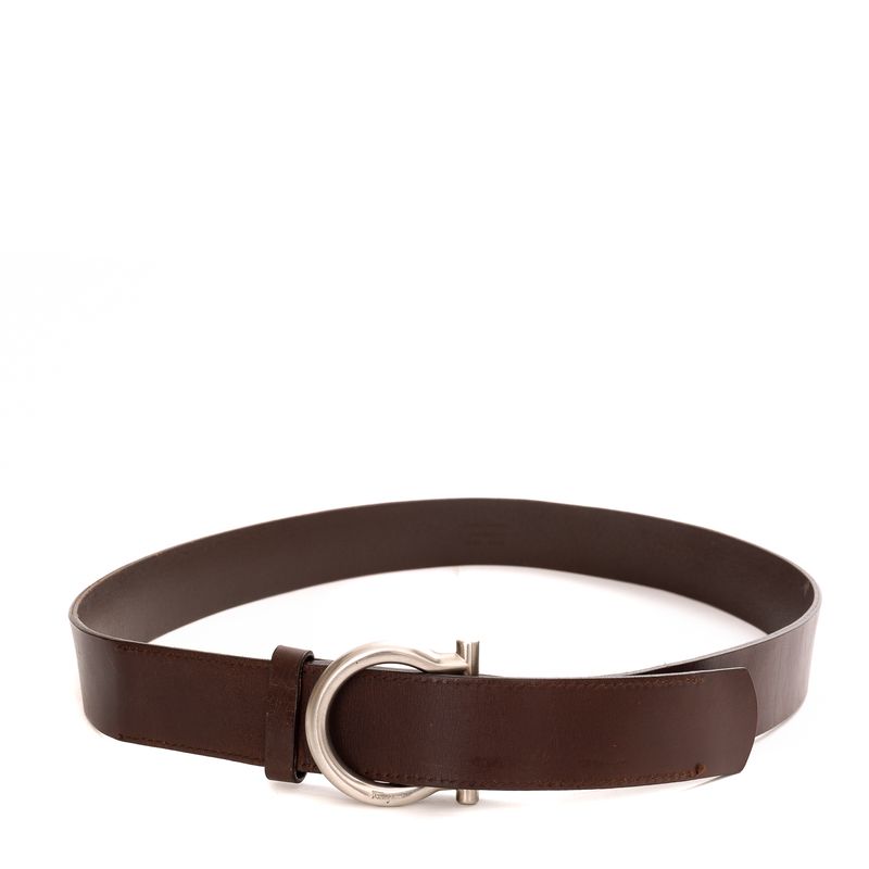 Cinto-Salvatore-Ferragamo-Couro-Marrom