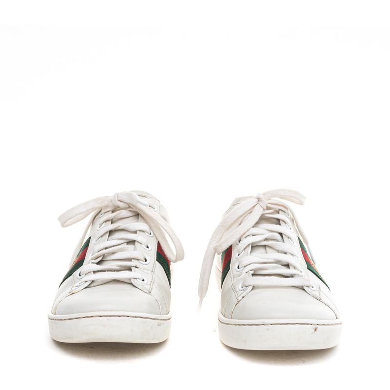 Tenis-Gucci-Couro-Branco
