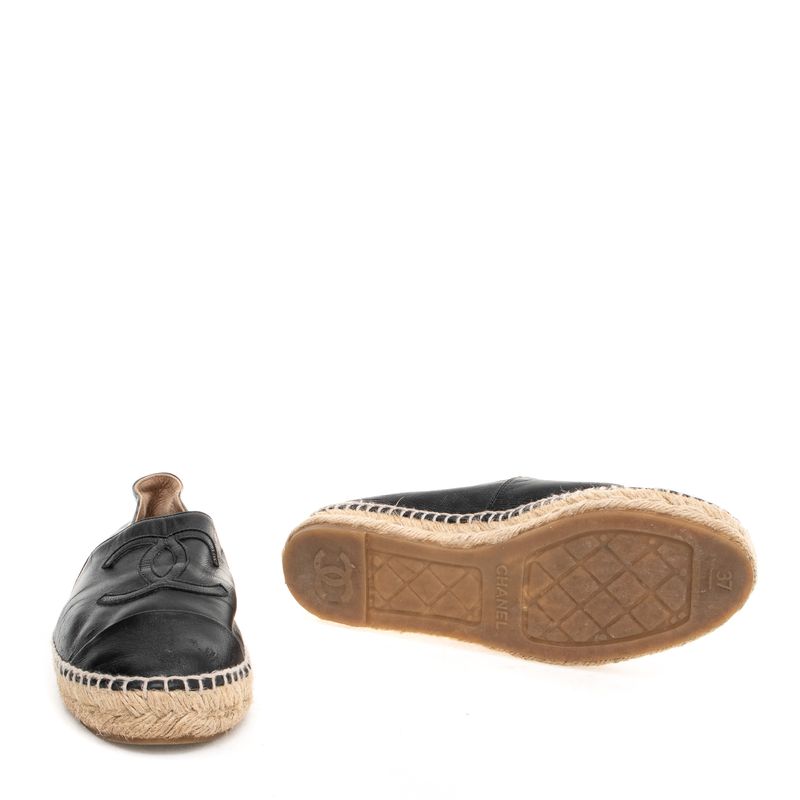 Alpargata-Chanel-Couro-Preto