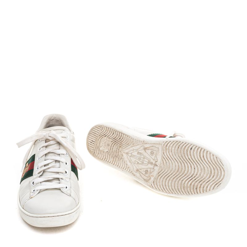 Tenis-Gucci-Couro-Branco
