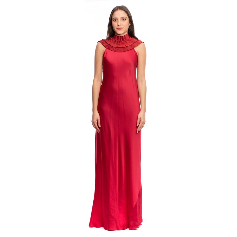 Vestido-Gloria-Coelho-Vermelho-Longo