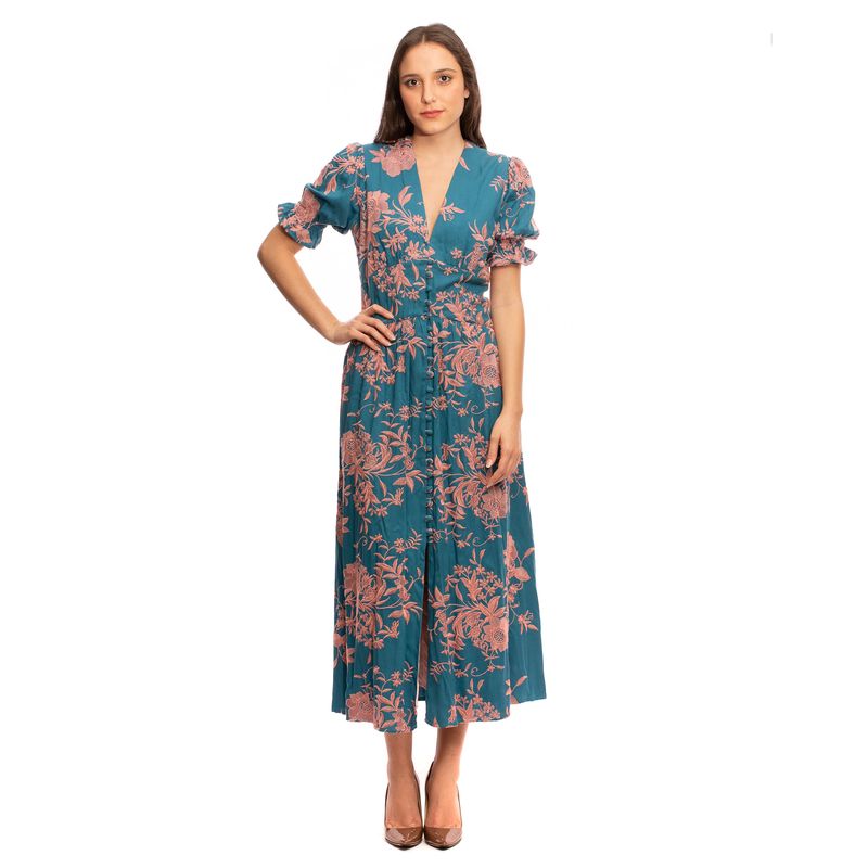Vestido-Mixed-Azul-Bordado