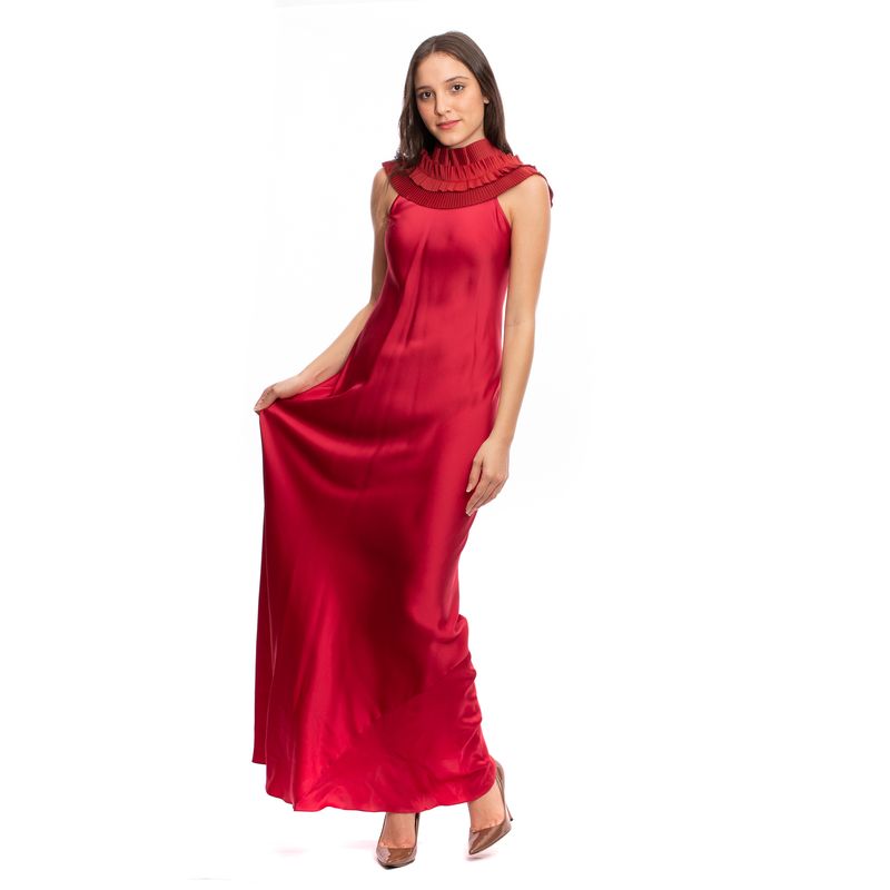 Vestido-Gloria-Coelho-Vermelho-Longo