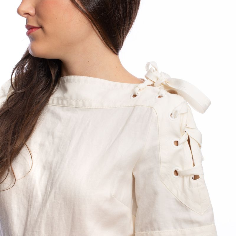 Vestido-Gucci-Linho-Bege