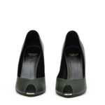Peep-Toe-Versace-Verde-e-Dourado