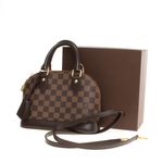 Bolsa-Louis-Vuitton-Alma-BB-Damier-Marrom