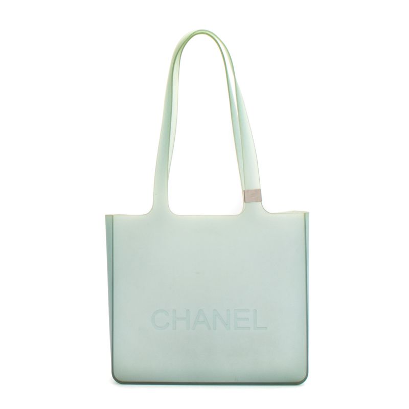Bolsa-Chanel-Logo-Jelly-Tote