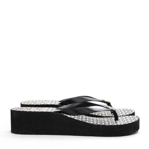 Chinelo Tory Burch Borracha Preto