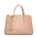 Bolsa-Prada-Galleria-Couro-Saffiano-Bege-Media