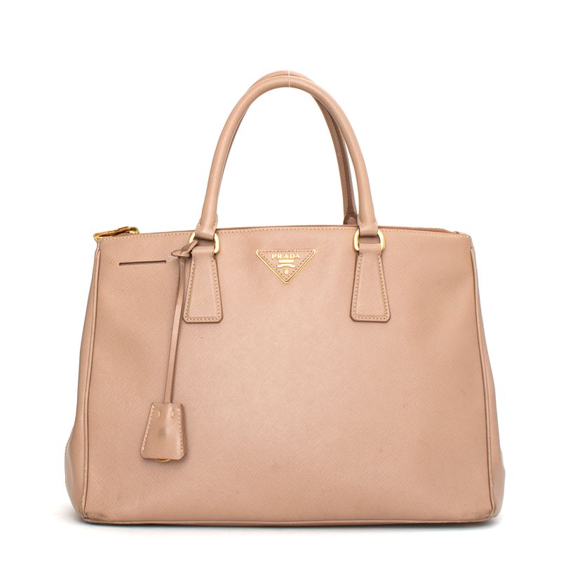 Bolsa-Prada-Galleria-Couro-Saffiano-Bege-Media