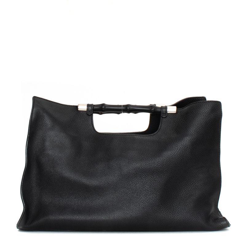 Bolsa-Gucci-Bamboo-Daily-Tote-Preta