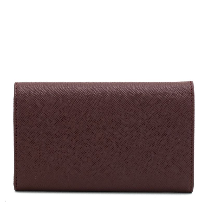 Carteira-Prada-Saffiano-Vinho