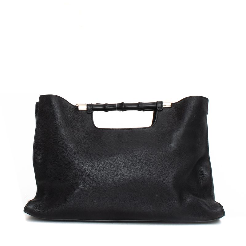 Bolsa-Gucci-Bamboo-Daily-Tote-Preta