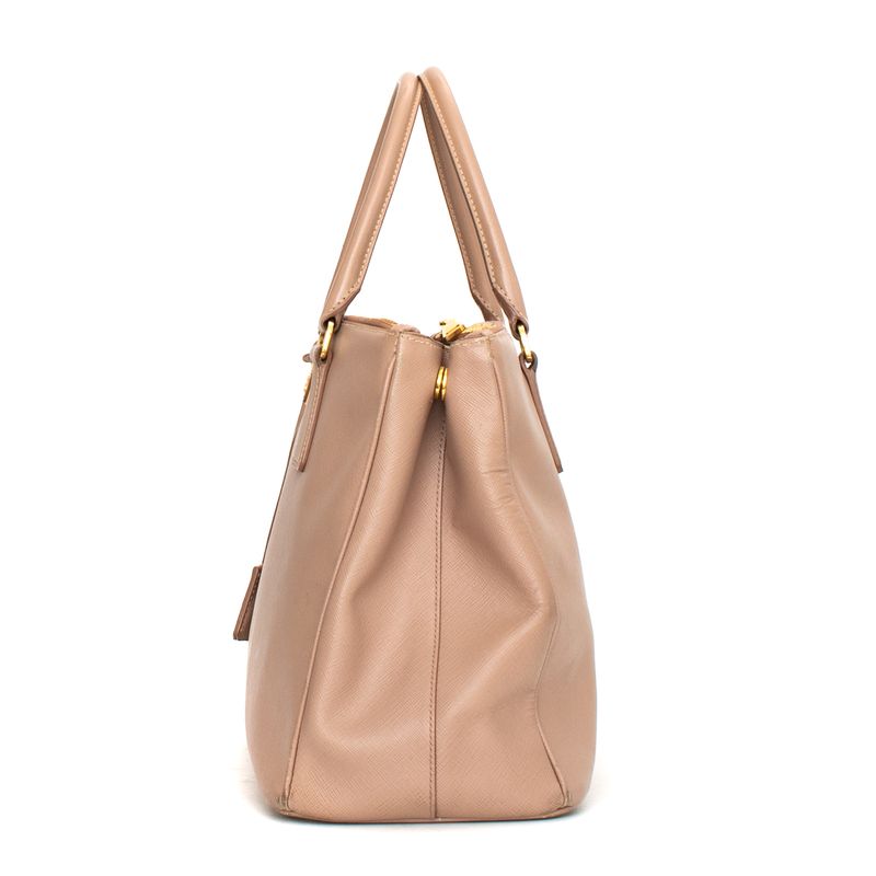 Bolsa-Prada-Galleria-Couro-Saffiano-Bege-Media