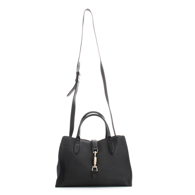 Bolsa-Gucci-Jackie-Media-Couro-Preto