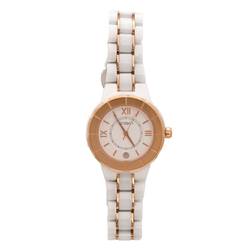 Relogio-H.Stern-ceramica-branca-e-Rose