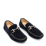 Sapato-Mocassim-Salvatore-Ferragamo-Camurca-Azul