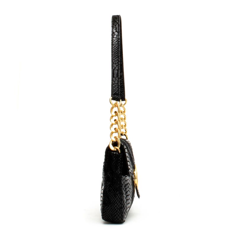 Bolsa-Michael-Kors-Fake-Phyton-Preta