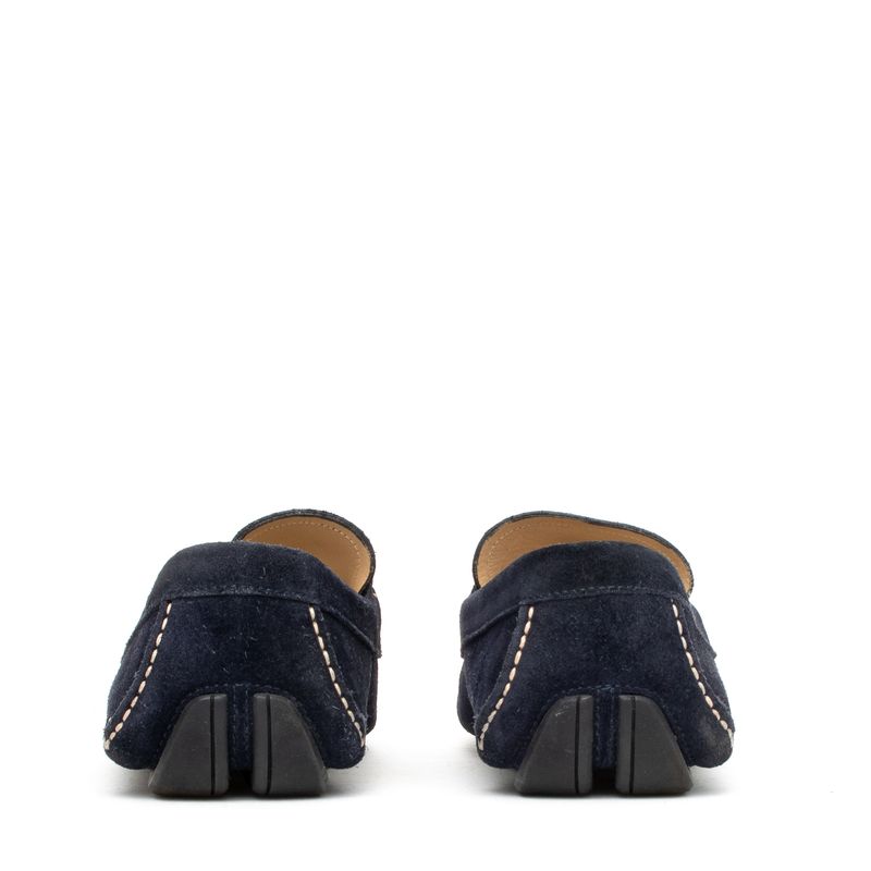 Sapato-Mocassim-Salvatore-Ferragamo-Camurca-Azul