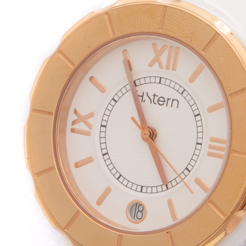 Relogio-H.Stern-ceramica-branca-e-Rose