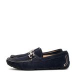 Sapato-Mocassim-Salvatore-Ferragamo-Camurca-Azul
